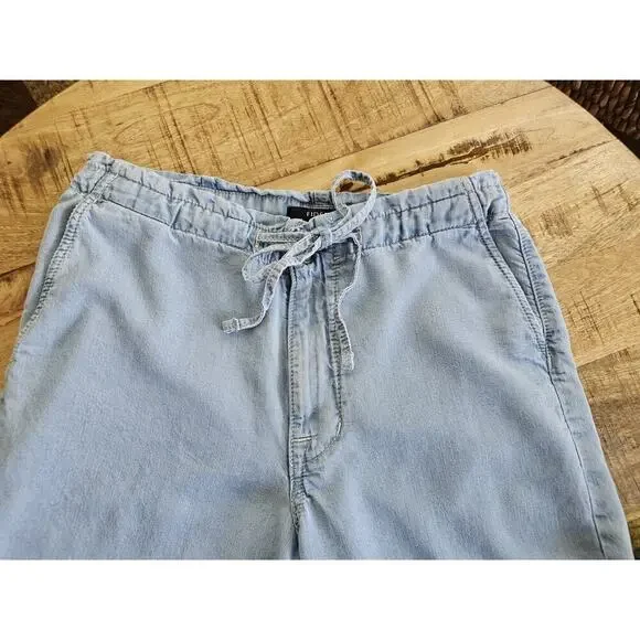 Fidelity Andy Paper Bag Wide Leg Pants Women's Size 27 Made in USA 100% Lycell - Picture 6 of 14